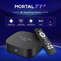 Venta al por Mayor de Decodificador Inteligente MORTAL T1+ con Rockchip RK3518 Quad Core A53 Mali-450 MP2, 8GB+128GB, WiFi6, BT5.4, 8K, Android 16