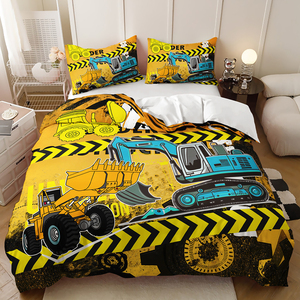 Kỹ Thuật Xe 3D Mô Hình Chàng Trai Thoải Mái Mềm Mại Bộ Đồ Giường Duvet Bìa 3 Mảnh Thiết Lập - Product Image 3
