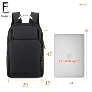 FENRUIEN Fabrik großhandel titan legierung griff rucksack für männlichen wasserdichte anti-diebstahl große kapazität reisetasche laptop tasche