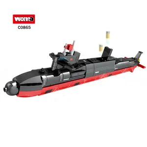 WOMA TOYS C0865 Birthday Gifts Student Educativos Brick Building Blocks World Warship 094 Battleship Battle Ship Toy Model