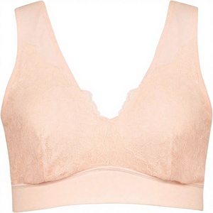 Wacole Umstands-Nacht-BH-Kleid – Halbtop, elegant, vorgefertigt/nach der Geburt, bügelfrei, reduziert seitliches Auslaufen, zum Schlafen, einfarbig, hergestellt in China - Product Image 1