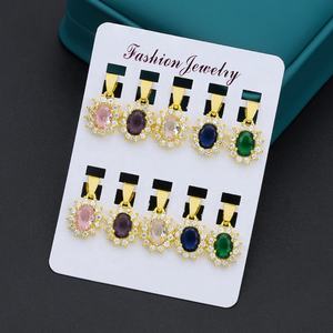 Collar de Lujo para Mujer, Chapado en Oro, con Colgante de Latón en Forma de Corazón y Zirconia, Accesorios de Joyería para Boda, Regalo - Product Image 1