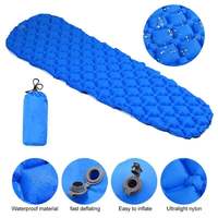 Matelas gonflable de camping dans la tente, lit de camp pliable, coussin de couchage, couverture de pique-nique, tapis de voyage, équipement de camping