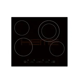 HEME chine fabricant nouveau Design 4 Zones de cuisson verre céramique table de cuisson avec cuisinière infrarouge