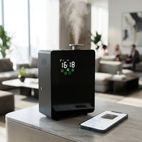 Diffuseur d'arômes commercial pour hôtel, grande surface de couverture 2000m², capacité 500ml, électrique en métal pour huiles parfumées