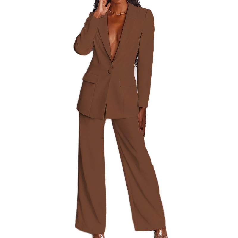 Formal Pants and Blouse Elegant Two Piece Sets for Women