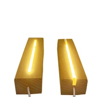 Lampe de nuit en bois avec lumière LED, boîte photo LED, décoration d'intérieur, taille et logo personnalisables