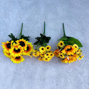 PT-SFL001 <span class=keywords><strong>Bouquet</strong></span> <span class=keywords><strong>de</strong></span> tournesols artificiels <span class=keywords><strong>de</strong></span> style européen, fleurs artificielles, style campagnard, accessoire <span class=keywords><strong>de</strong></span> photographie pour la maison, <span class=keywords><strong>bouquet</strong></span> <span class=keywords><strong>de</strong></span> <span class=keywords><strong>mariage</strong></span> - Product Image 6