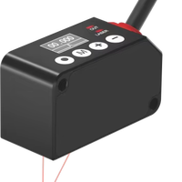 Capteur de déplacement laser CMOS Leraun Mini, protection IP67, haute précision, écran OLED, sortie analogique NPN/PNP 4-20mA/0-5V