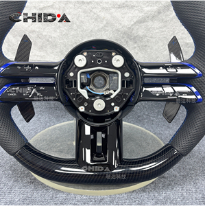 <span class=keywords><strong>Volante</strong></span> de Fibra de Carbono Personalizado con Diseño de Libélula, Compatible con <span class=keywords><strong>Mercedes</strong></span> Benz C63 E63 W213 C43 A45 G63 G500 S63 GLS63 S500 G55 CLA - Product Image 3