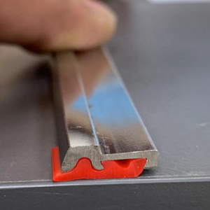 מפעל פלדה מארז גומי PU אדום C2 מגב שפות עבור פלדה טלסקופי כיסוי - Product Image 4