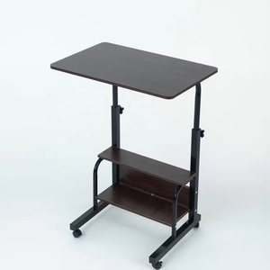 Portable Rolling <strong>Desk</strong> With Socket Office <strong>Desk</strong> With Adjustable Height Standing <strong>Desk</strong> <strong>on</strong> <strong>Wheels</strong> Available Across Borders - Product Image 5