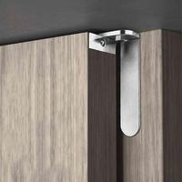 Charnières de porte cachées, robustes, capacité de 70 kg, invisibles, axe 3D réglable, axe terrestre pour porte en bois