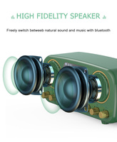 Output Audio Portabel Alat Bantu Tidur DIY Speaker Musik untuk Mesin Tidur White Noise Alarm Timer Kesehatan Cerdas 2x3W 8 Suara Alam