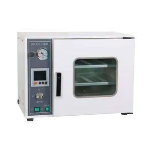 Horno secador de vacío eléctrico con batería de laboratorio compacta de 25L/50L/90L/215L para secado de celdas de bolsa de batería de litio