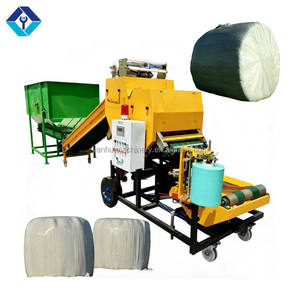 Mini-presse à balles carrées pour ensilage de maï<span class=keywords><strong>s</strong></span>, machine automatique à balles rondes avec <span class=keywords><strong>film</strong></span> de mise en balle, tout-en-un - Product Image 2
