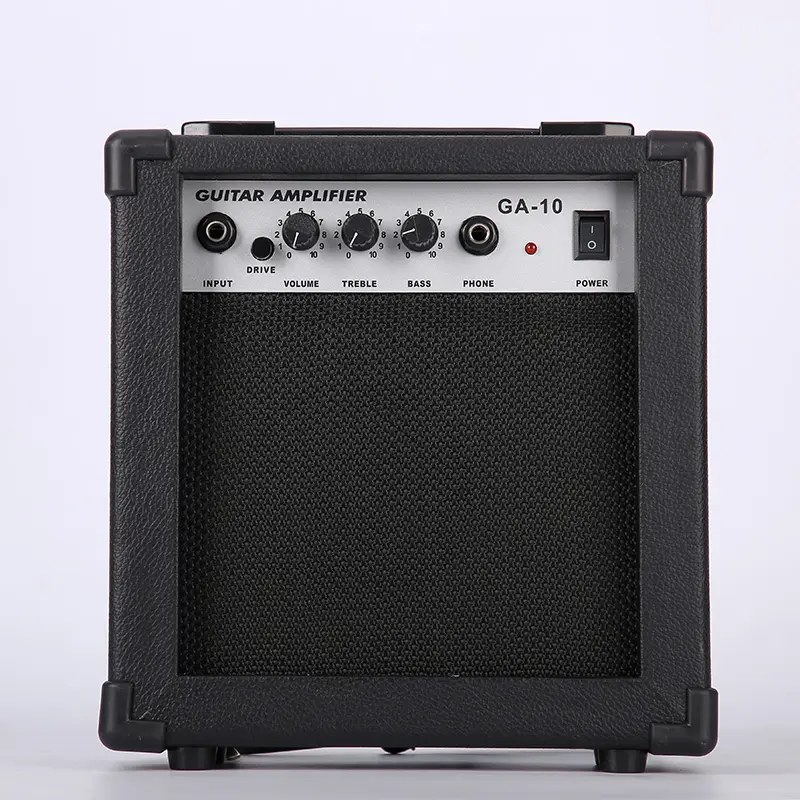 Mini amplificador de guitarra de alta calidad, amplificador de bajo eléctrico de 10W (GA-10)