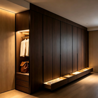Armoire avec coiffeuse, mobilier de maison, armoire de chambre moderne, placard, garde-robe