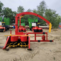 Broyeur de fourrage monté sur tracteur Double Chop, petite faucheuse-hacheuse pour maïs, paille et ensilage