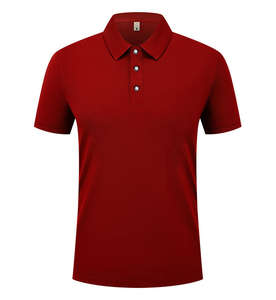BSCI OEM alta calidad barato al por mayor nuevo estilo de moda de manga corta por encargo Negro hombres Polo camiseta - Product Image 2