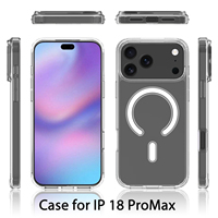 Funda Transparente con Carga Inalámbrica para iPhone 18 17 16 15 Pro Max, Diseño Magnético para Samsung