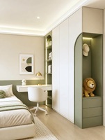 Armoire multifonctionnelle pour enfants, rangement pour jouets et livres, étagères, placard enfant en bois, 1 porte, meubles de chambre