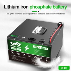 แบตเตอรี่ลิเธียมไอออนสำหรับจักรยานไฟฟ้าสกู๊ตเตอร์ 48V สำหรับมอเตอร์กำลัง 1000w 1500w 2000w แบตเตอรี่แบบกำหนดเองได้ - Product Image 3