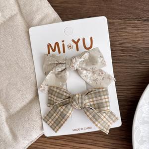 Jepit Rambut Anak Perempuan Korea Warna Pink Manis Model Pita Bunga Aksesoris Rambut - Product Image 6