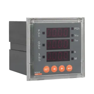 Acrel 3 phase panel mount energy meter power monitor PZ72-E4/KCM with one DC 4-20mA output