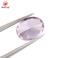 Redleaf Promotion Exceptionnelle Moissanite Rose Violet Coupe Radiant VVS Certifiée Effet de Couleur Changeant pour la Fabrication de Bijoux Prix de Gros Usine