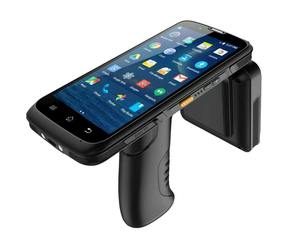 PDA <span class=keywords><strong>Android</strong></span> <span class=keywords><strong>12</strong></span> à écran plein 5,72 pouces, RFID longue portée UHF, scanner de codes-barres 2D intégré et écran tactile, WiFi 4G, 10000 mAh - Product Image 2