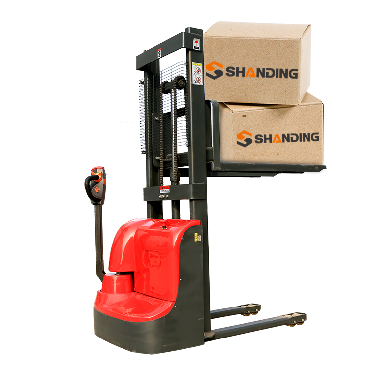 Китай, 1,5 тонны, 2 тонны, самоподъемный штабелер, поддон, полуэлектрический вилочный погрузчик