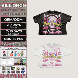 Venta al por mayor de camisetas de impresora de impresión de ropa regular logotipo personalizado Ajuste de peso pesado de verano de alta calidad camiseta para las mujeres - Product Image 1