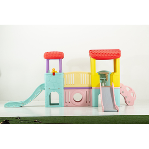 Trẻ em vui chơi giải trí công viên mẫu giáo trẻ em Playhouse sân chơi trong nhà thiết bị nhựa chơi nhà với <span class=keywords><strong>Slide</strong></span> - Product Image 2