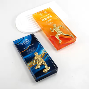 שלט זכוכית מותאם אישית קריסטל גביע כוכב כנף מתכת כוכב כתר קריסטל כתר - Product Image 4