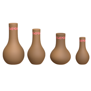 Petit pot d'olla de jardin Pot en argile personnalisé Pot en <span class=keywords><strong>terre</strong></span> <span class=keywords><strong>cuite</strong></span> auto-arrosant pour un <span class=keywords><strong>arrosage</strong></span> efficace et une irrigation des plantes - Product Image 1