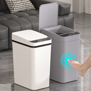 <span class=keywords><strong>Cubo</strong></span> de <span class=keywords><strong>Basura</strong></span> Inteligente Sin Contacto de 3.1 Galones, Tapa con Sensor de Movimiento Automático, <span class=keywords><strong>Cubo</strong></span> de <span class=keywords><strong>Basura</strong></span> Eléctrico <span class=keywords><strong>Estrecho</strong></span> para Cocina, Oficina, Sala de Estar - Product Image 2
