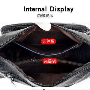 Bolsos de hombro de cuero Pu de diseñador de lujo, bolso de mano de gran capacidad de Color sólido para mujer, bolso de mano con asa superior para mujer - Product Image 2