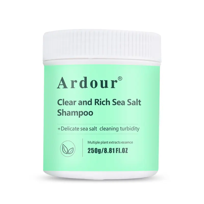 Private Label OEM ODM Wholesale Cleansing Scalp Anti Dandruff And Fluffy Hair Massage Head Anti Oil Dead Sea Salt Scrub Shampoo