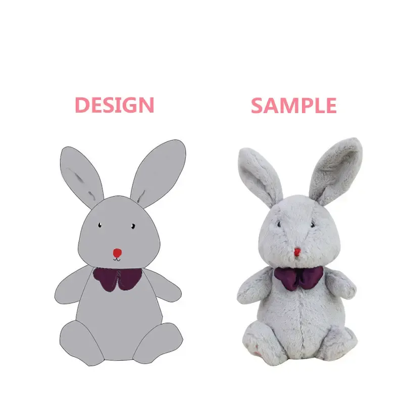 Peluche personnalisée lapin