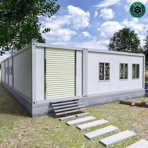 บ้านคอนเทนเนอร์เคลื่อนที่กลางแจ้งกันน้ำ, ห้องสำเร็จรูป LCL แบบรวมที่ดีที่สุด, บ้านเชื่อมเหล็กแผ่นสีสำเร็จรูป - Product Image 3