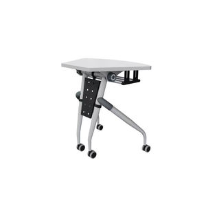 Modern Durable Commercial Office <b>Folding</b> Training <b>Table</b> with Wheels Convertible Event Conference Furniture Easy Assembly - Product Image 6