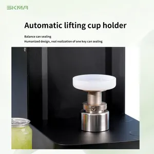 Commercial High Quality Boba Tea Soda Beer Can Sealer Machine Automatic Electric Pet Bottles Can Sealing Machine