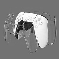 Coque de protection en cristal blanc clair pour PS5
