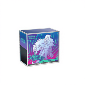 Vitrine <span class=keywords><strong>Etb</strong></span> magnétique acrylique de 6mm personnalisée en gros pour <span class=keywords><strong>Etb</strong></span> Pokemoned - Product Image 1