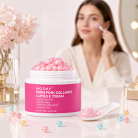 Hydratant en capsules d'acide hyaluronique OEM, enrichi en céramide, vitamine C liposomale, capsule dorée pour une peau raffermie