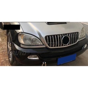 Bandes décoratives pour calandre de voiture, kit carrosserie, calandre avant pour Mercedes Benz ML W163 GT 1998-2004, extérieur - Product Image 3