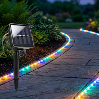 Luces Solares LED para Jardín, Patio y Eventos Decorativas con Celdas Solares de Polisilicio