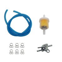 1 Kit de filtres à essence avec Valve de commutation, tuyau de 6mm, robinet de moto