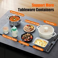 Tapis chauffant pour aliments extra large, chauffe-plats pour buffet, comptoirs, chauffe-tortillas, température à 9 niveaux, minuterie 6 heures